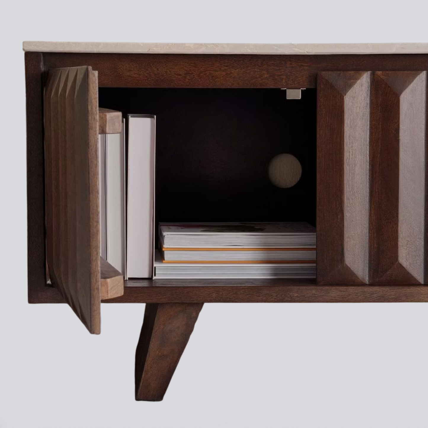 Zanora Marble TV Stand
