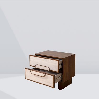 Tavira Traventine Nightstand