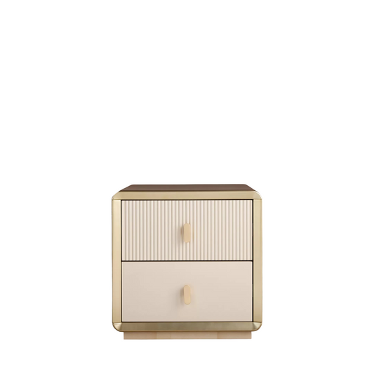 Lynora Gold Edge Nightstand