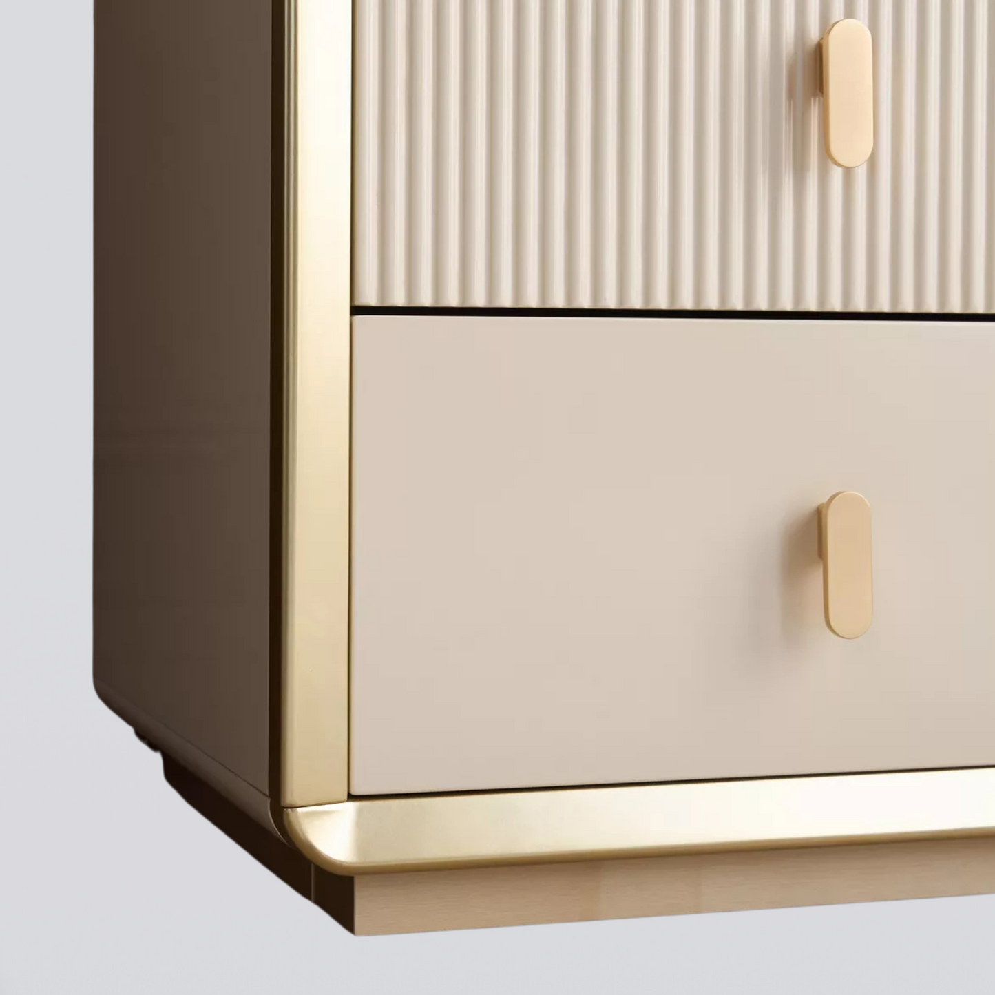 Lynora Gold Edge Nightstand