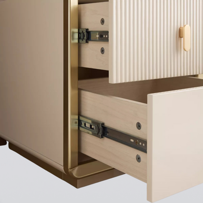Lynora Gold Edge Nightstand