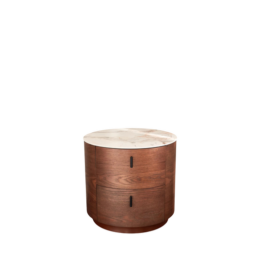 Alvora Round Nightstand