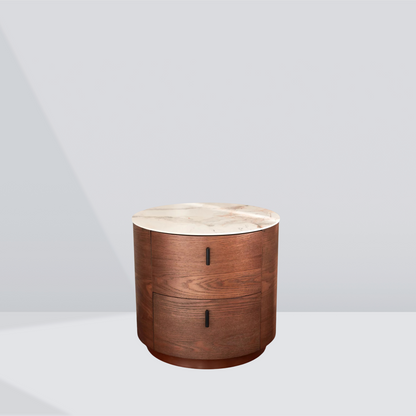Alvora Round Nightstand