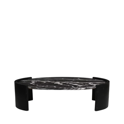 Noir Curve Marble Coffee Table