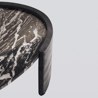 Noir Curve Marble Coffee Table