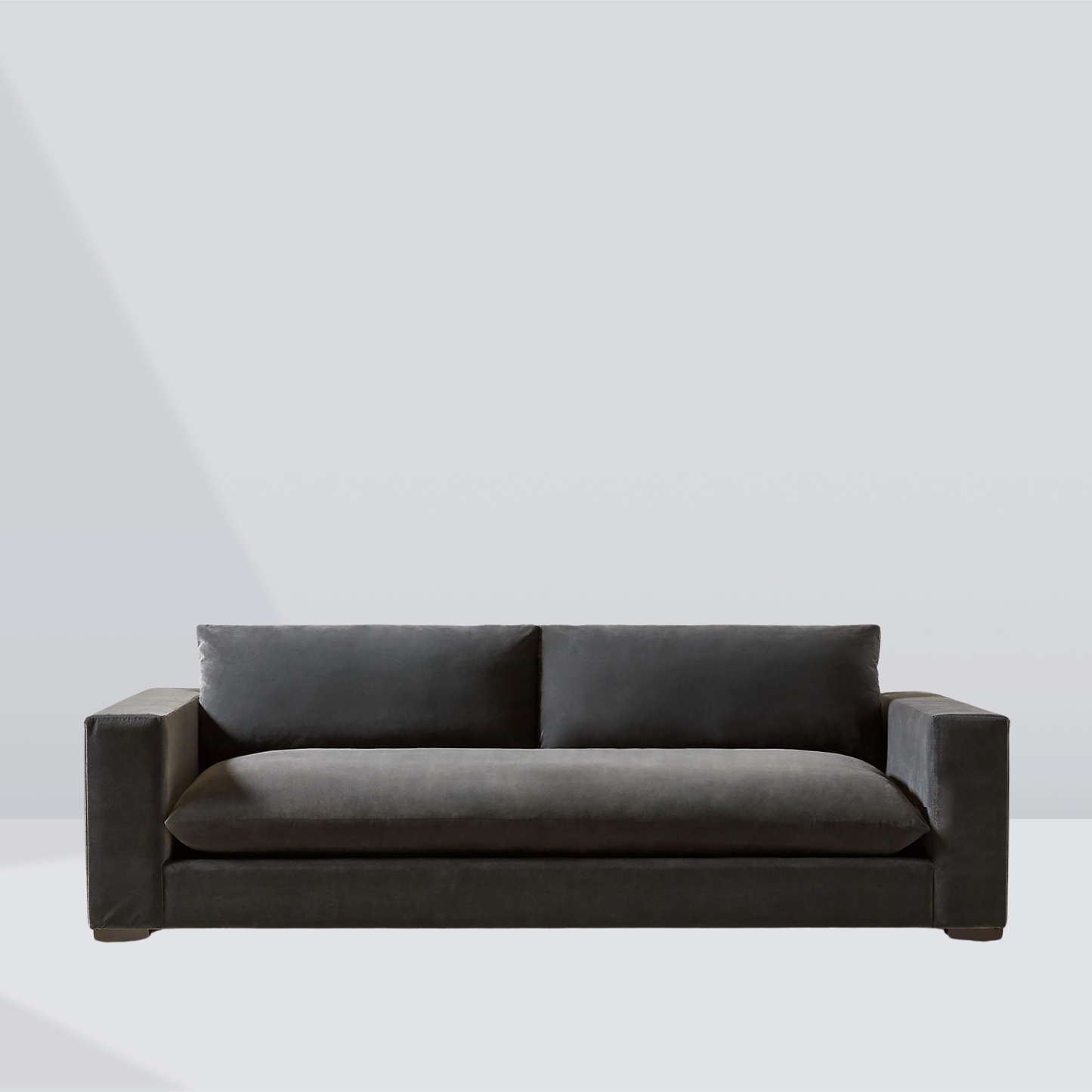KOLEK Modern Block Arm Sofa – 3 Seater