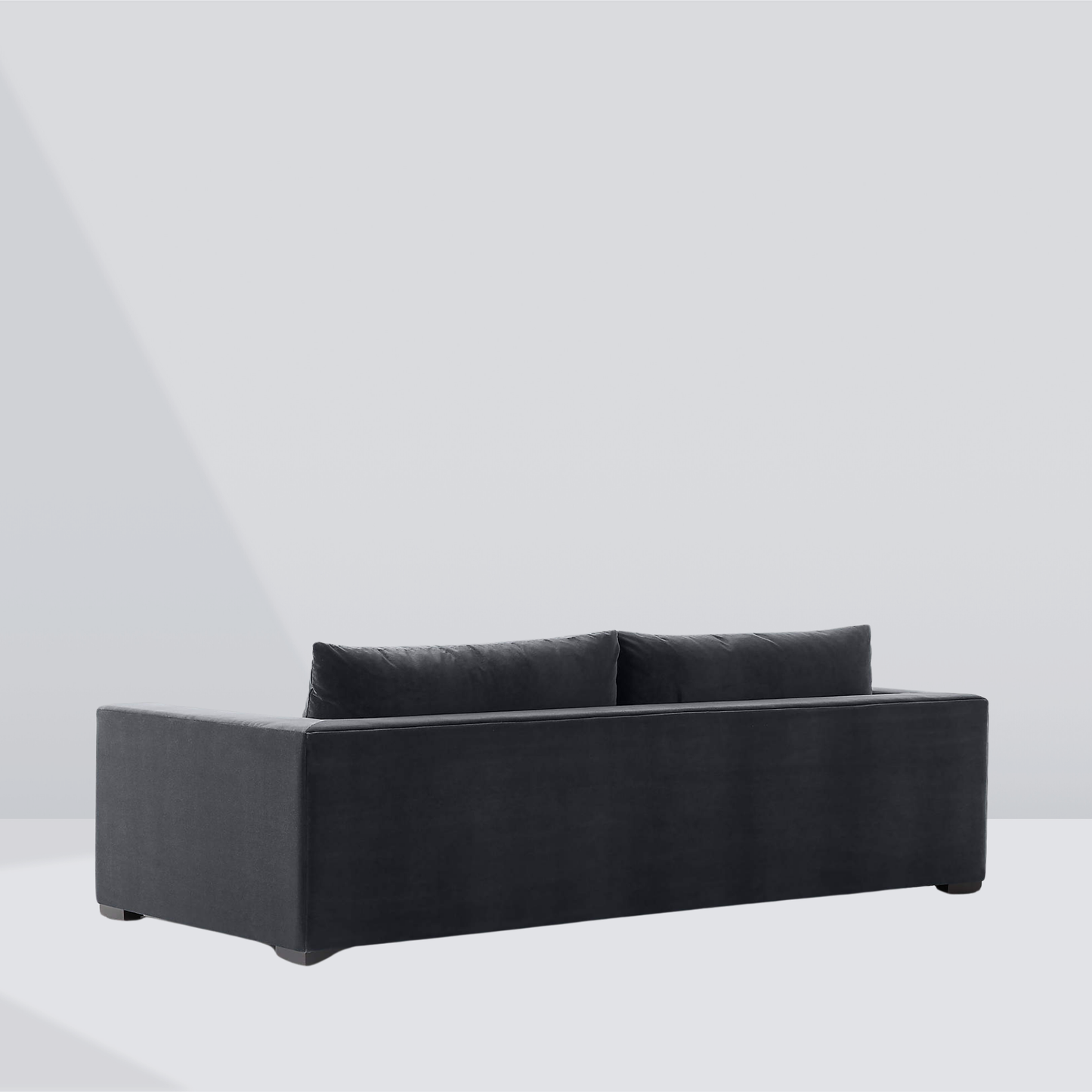 KOLEK Modern Block Arm Sofa – 3 Seater