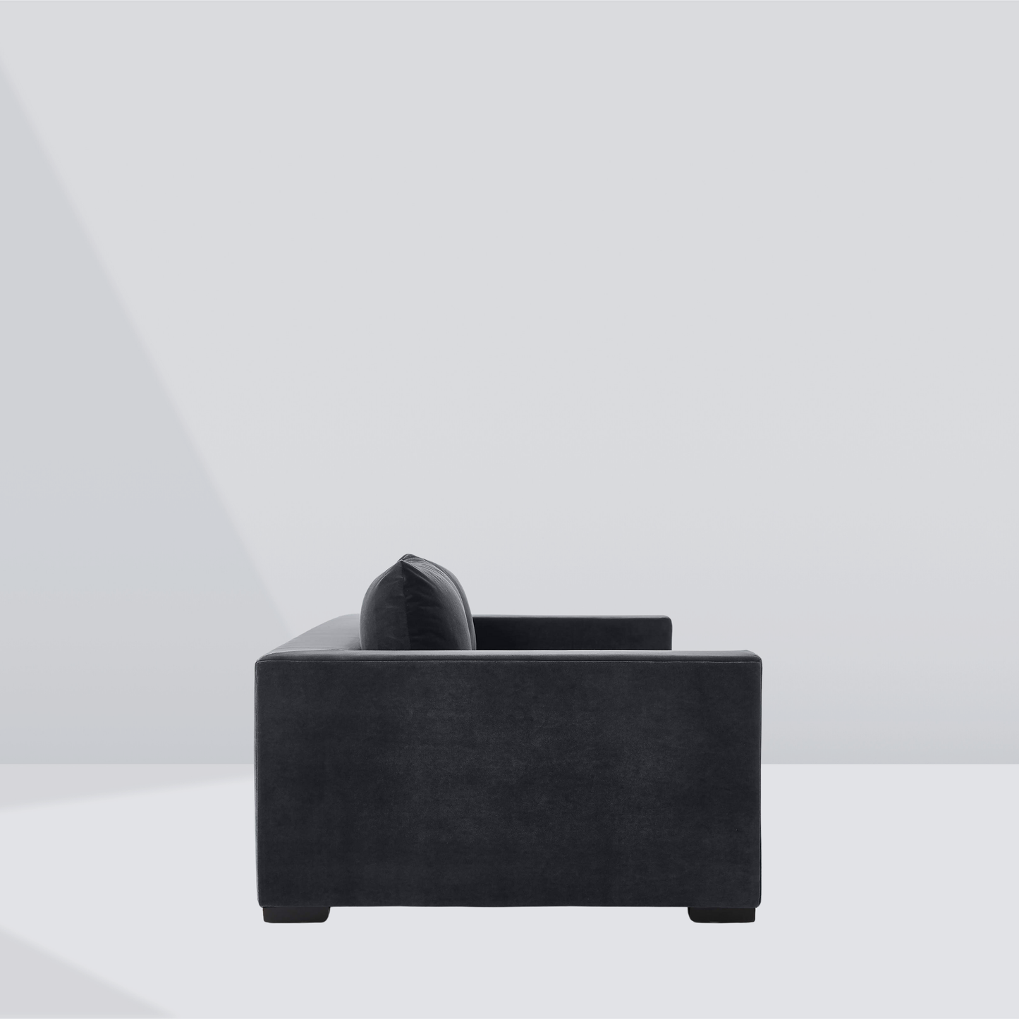 KOLEK Modern Block Arm Sofa – 3 Seater
