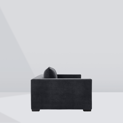 KOLEK Modern Block Arm Sofa – 3 Seater