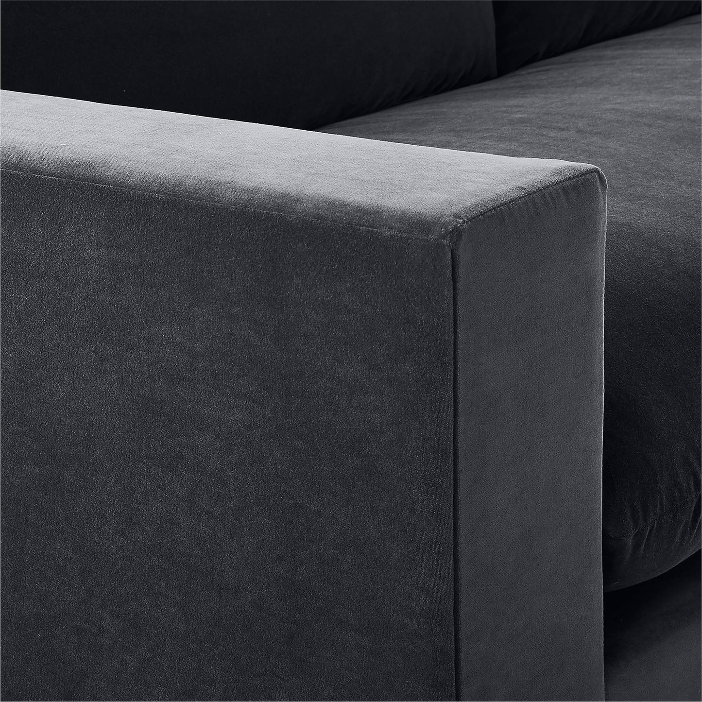 KOLEK Modern Block Arm Sofa – 3 Seater