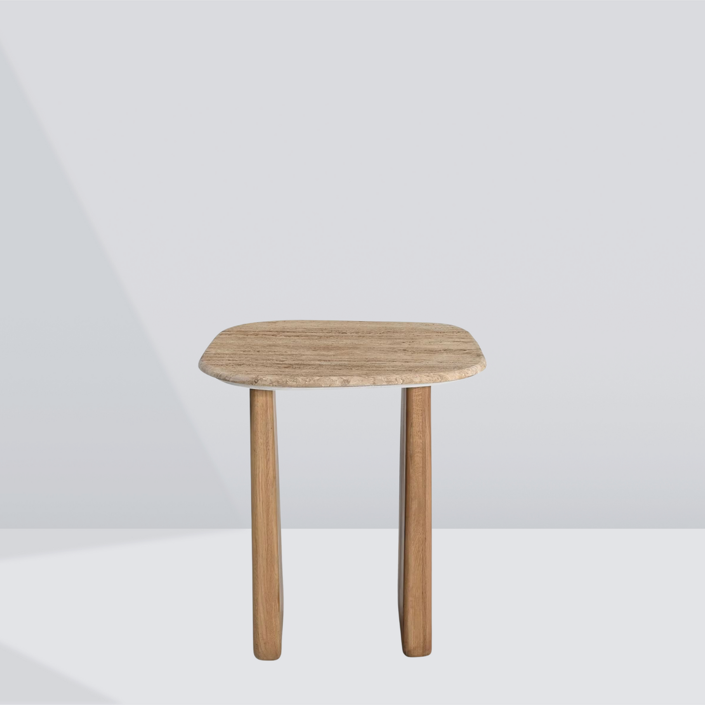 Arvo Travertine Side Table