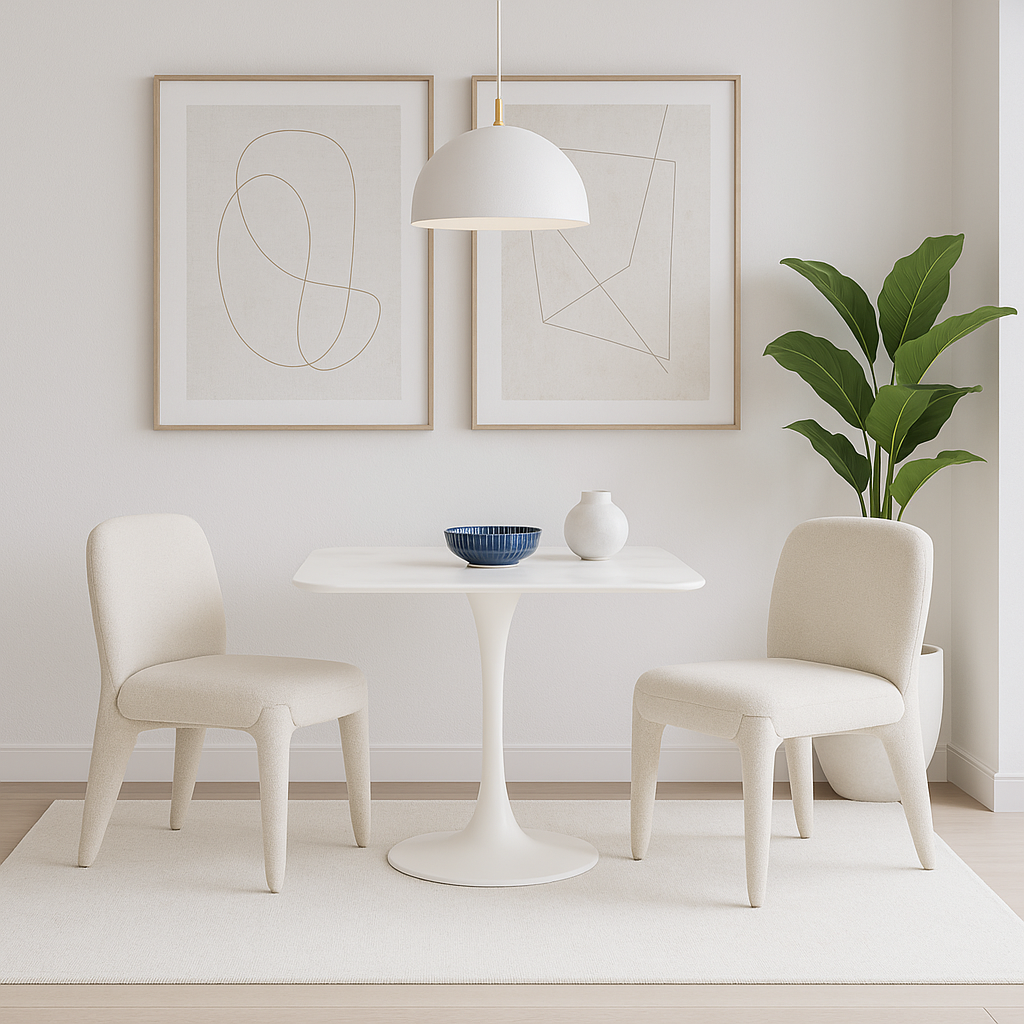 The Minimal Luxe (White Modern)