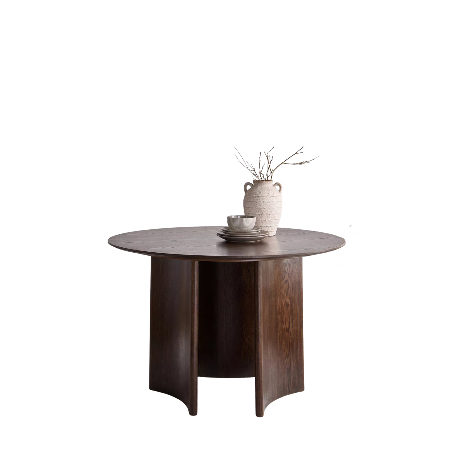 Ember Round Dining Table - 4-Seater