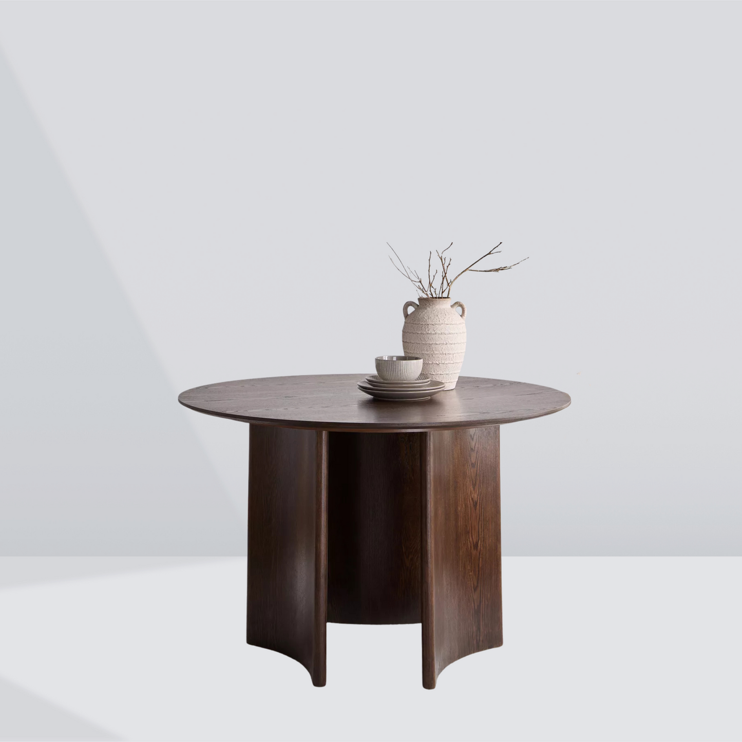 Ember Round Dining Table - 4-Seater