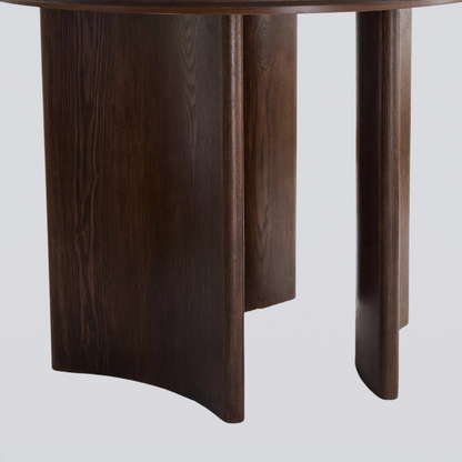 Ember Round Dining Table - 4-Seater