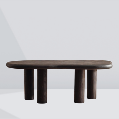 Obsidian 6-8 Seater Sculpted Dining Table