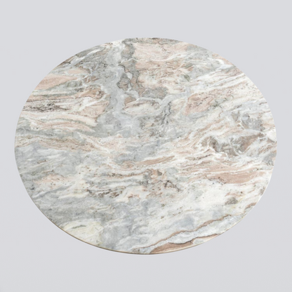 Zeno Round Marble Bistro Table - 2 Seaters