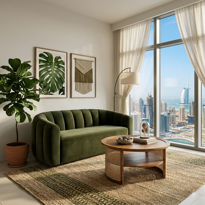 The Modern Oasis (Green Boho)