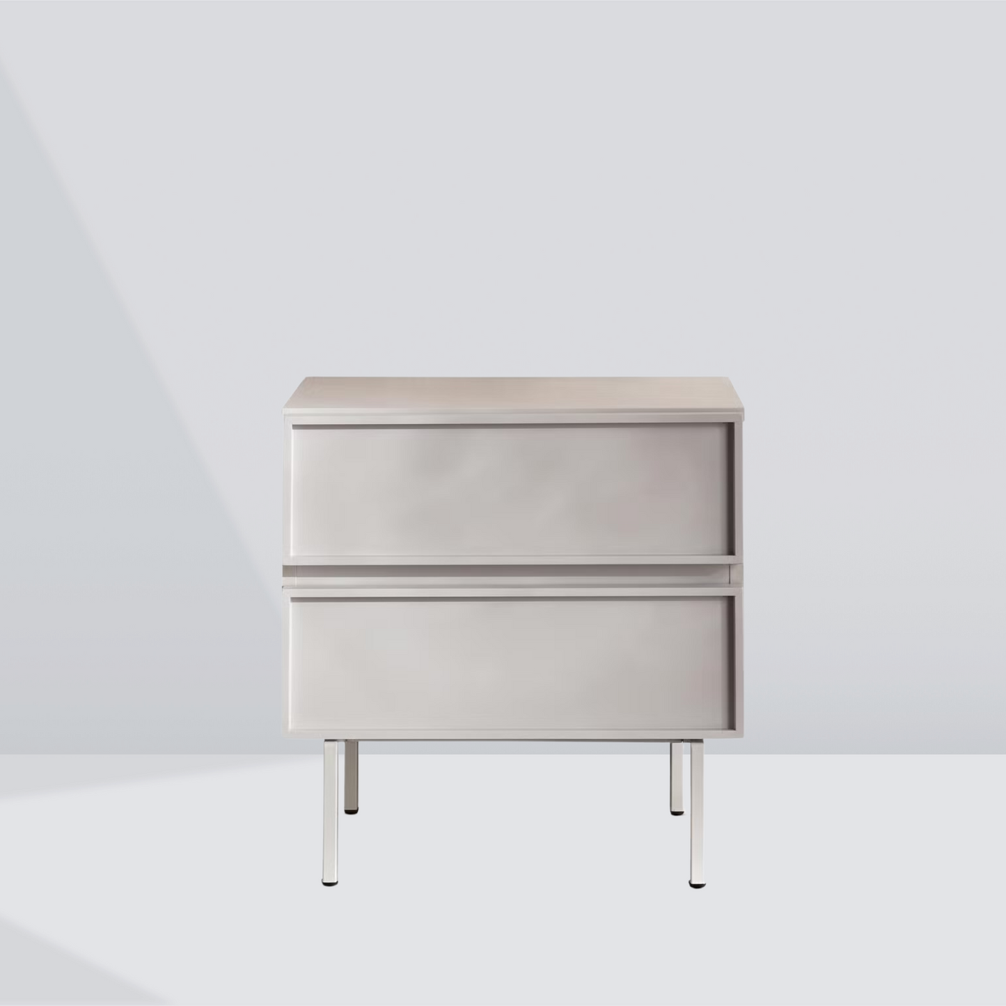 Linea Light Grey Nightstand