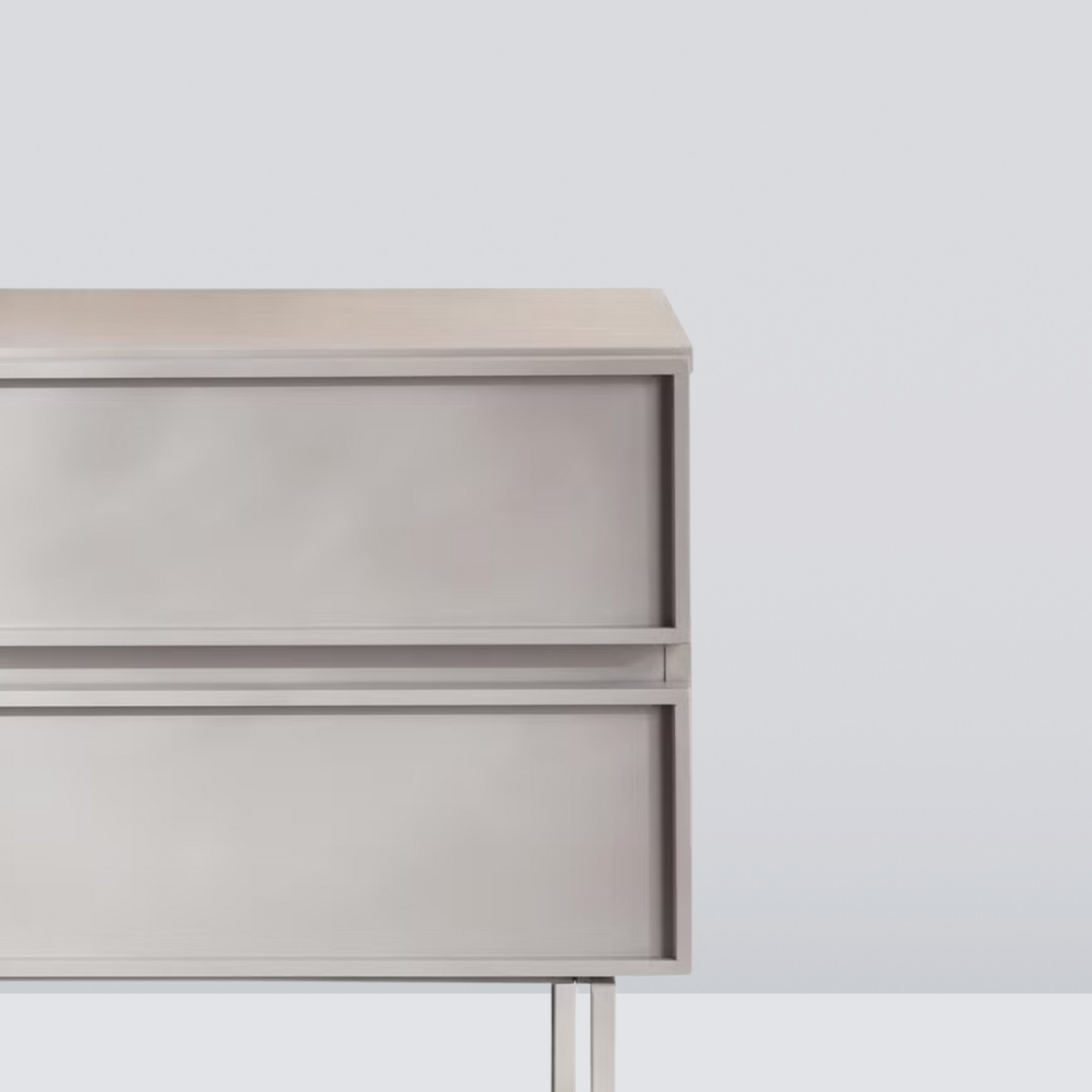 Linea Light Grey Nightstand