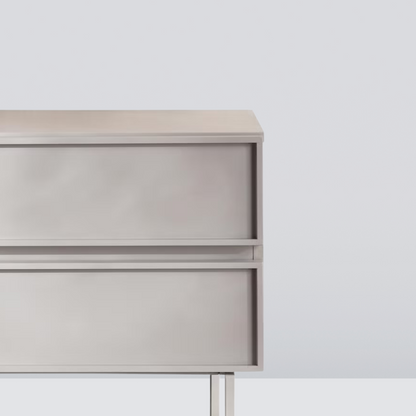 Linea Light Grey Nightstand