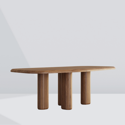 Solvo Solid Oak Dining Table – 6 Seaters