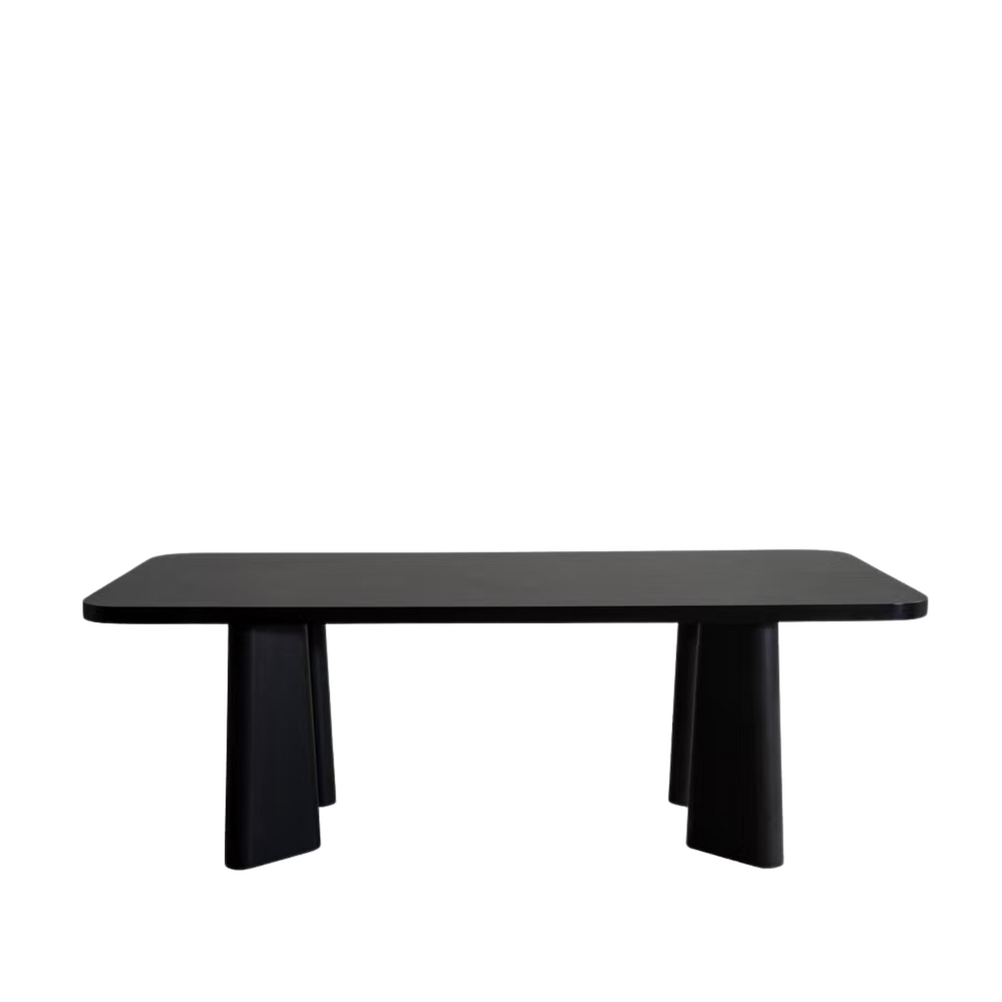 Noir Form Dining Table – 6 Seater