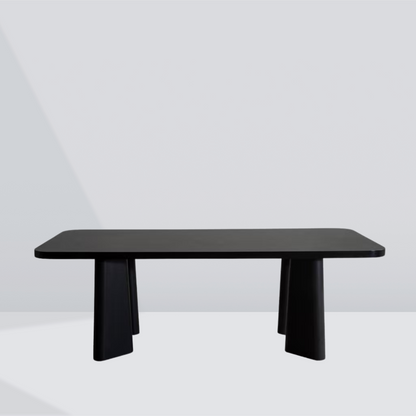 Noir Form Dining Table – 6 Seater
