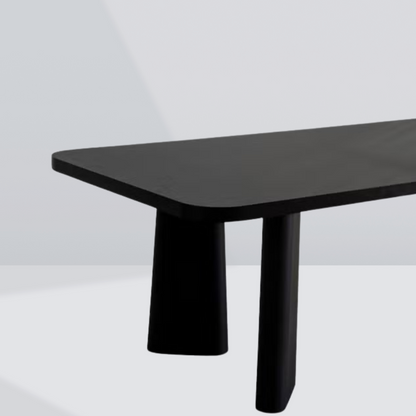 Noir Form Dining Table – 6 Seater
