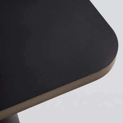 Noir Form Dining Table – 6 Seater