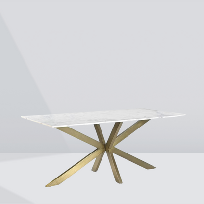 Astra Marble Dining Table – 6 Seaters