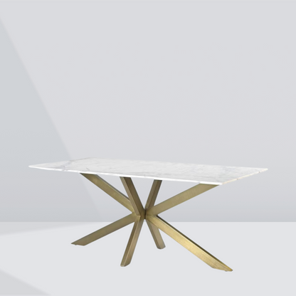 Astra Marble Dining Table – 6 Seaters