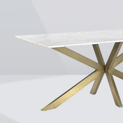 Astra Marble Dining Table – 6 Seaters