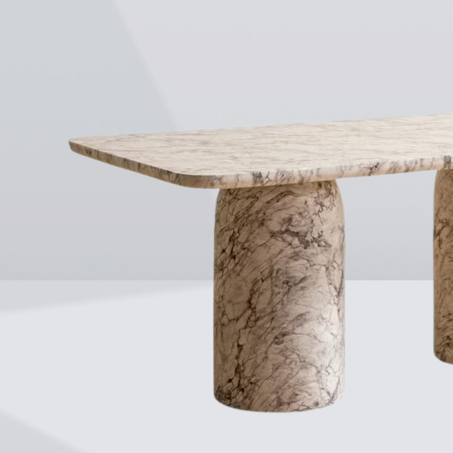 Caldera Concrete Dining Table – 6 Seaters