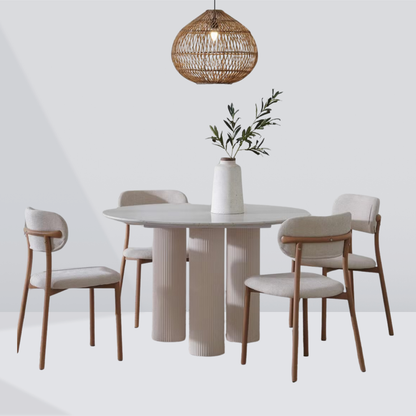 Alba Round Dining Table – 4 Seaters
