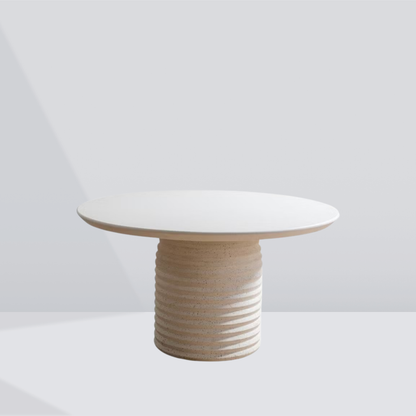 Tideform Round Concrete Dining Table – 4 Seaters