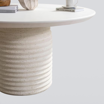 Tideform Round Concrete Dining Table – 4 Seaters