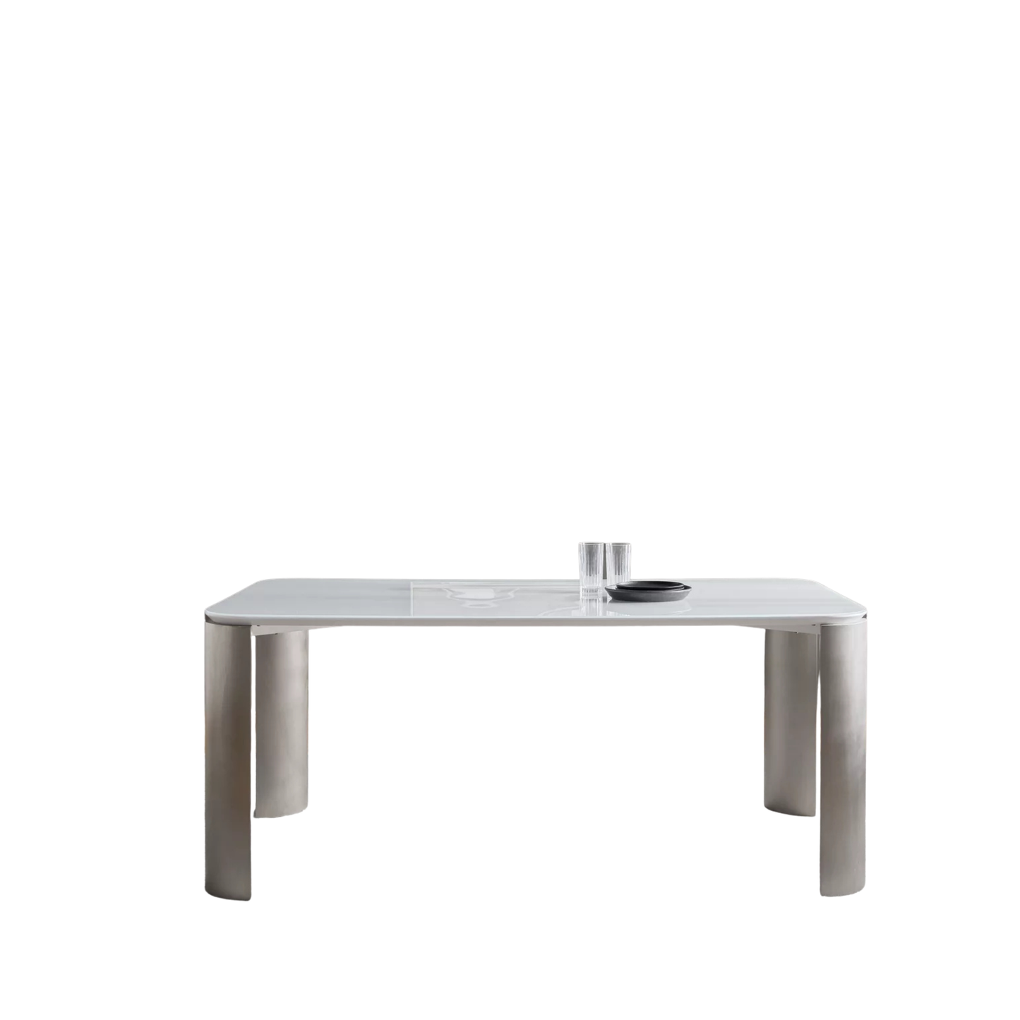 Strato Glass Dining Table - 6 Seaters