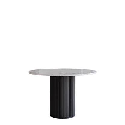 Lunara Black Marble Dining Table - 4 Seaters