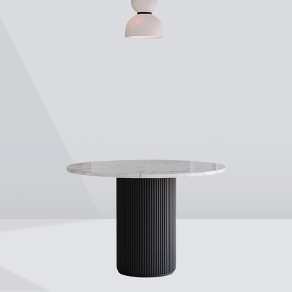 Lunara Black Marble Dining Table - 4 Seaters