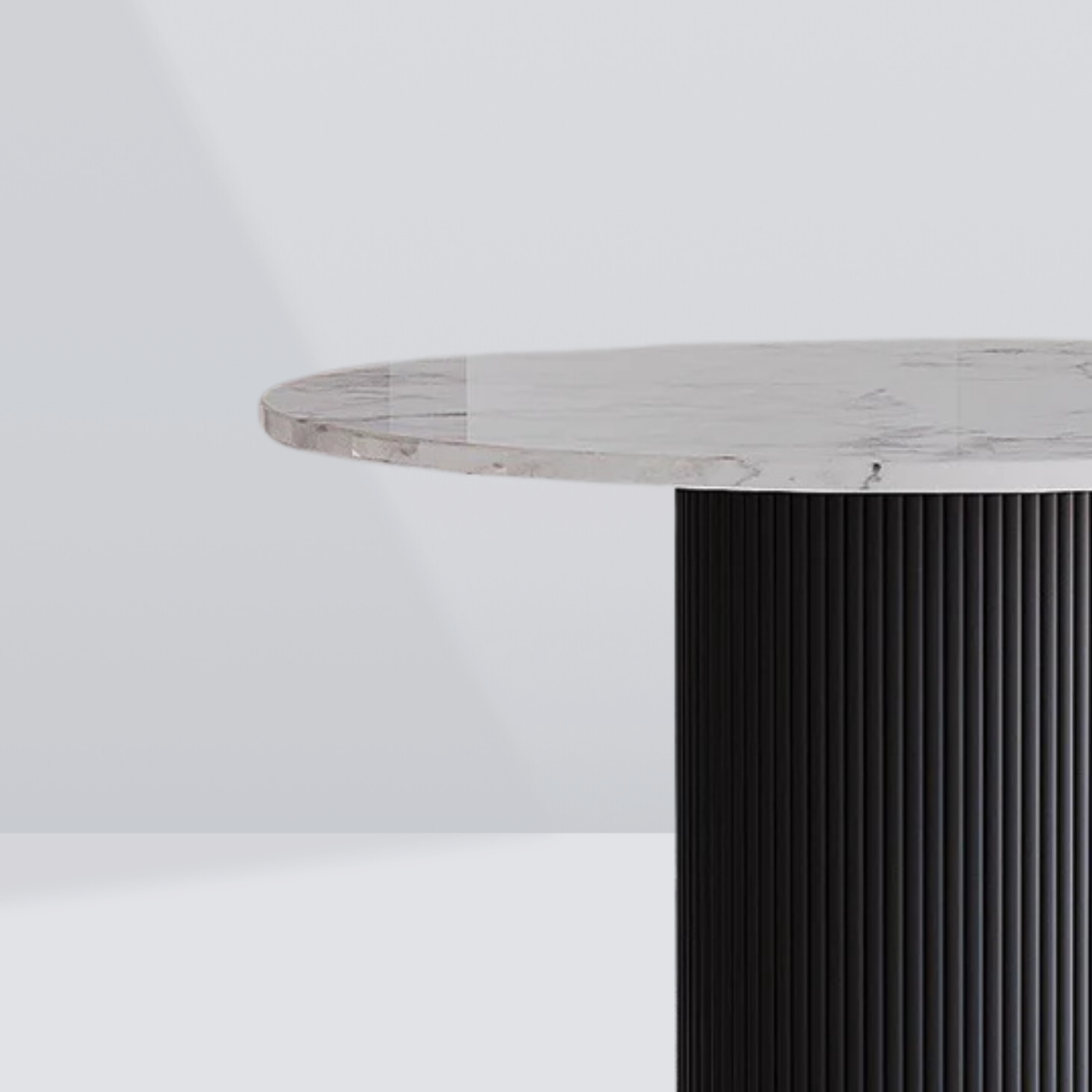 Lunara Black Marble Dining Table - 4 Seaters