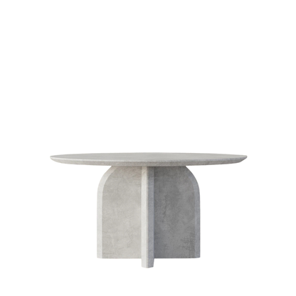 Monolith Curve Round Side Table - 4 Seaters