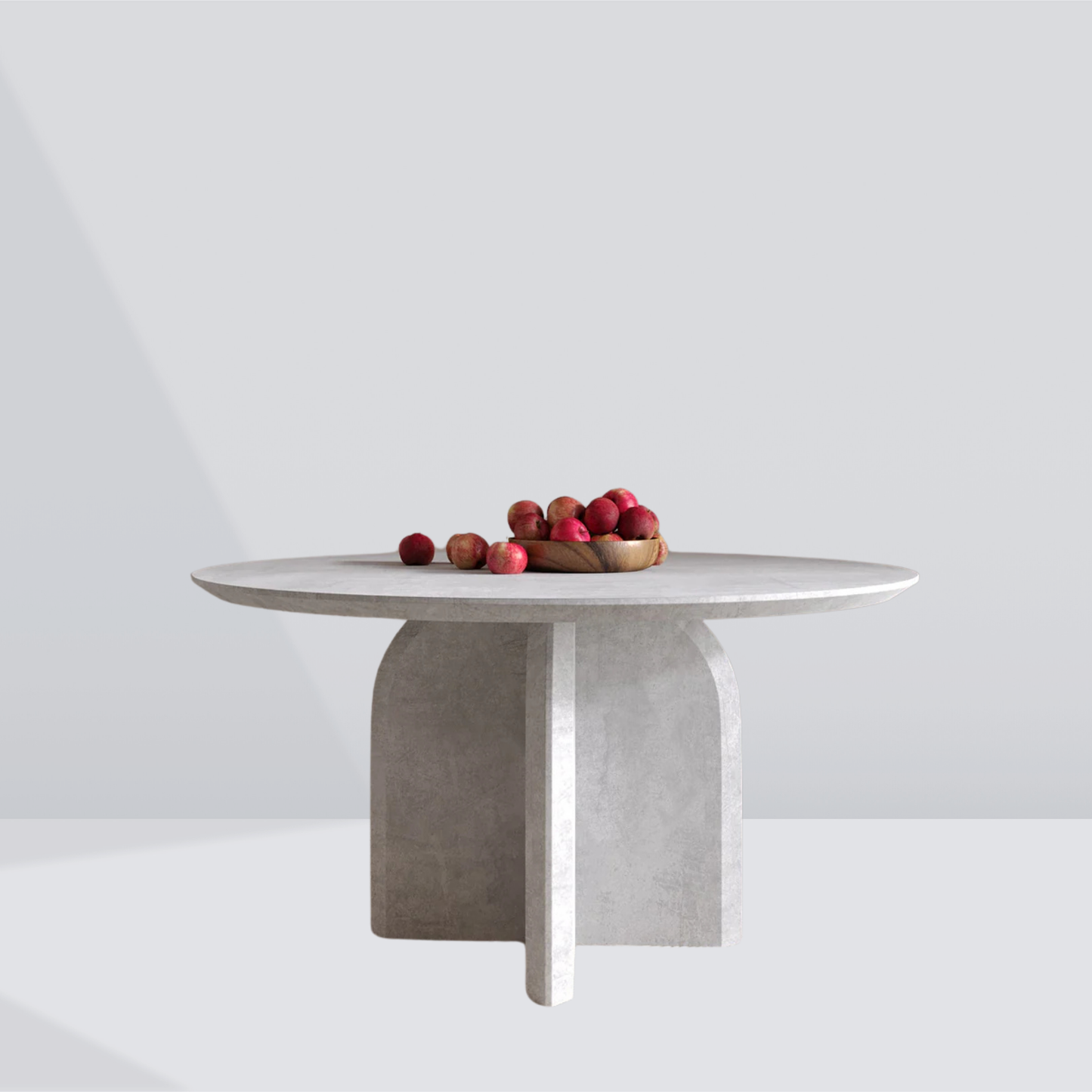 Monolith Curve Round Side Table - 4 Seaters