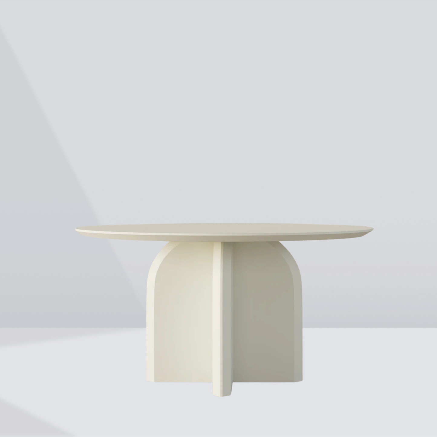 Monolith Curve Round Side Table - 4 Seaters