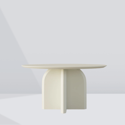 Monolith Curve Round Side Table - 4 Seaters