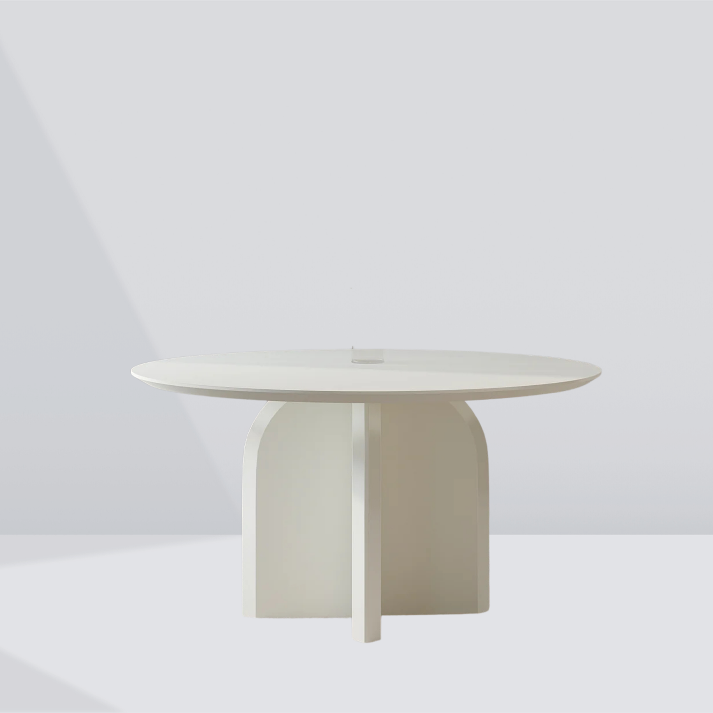 Monolith Curve Round Side Table - 4 Seaters
