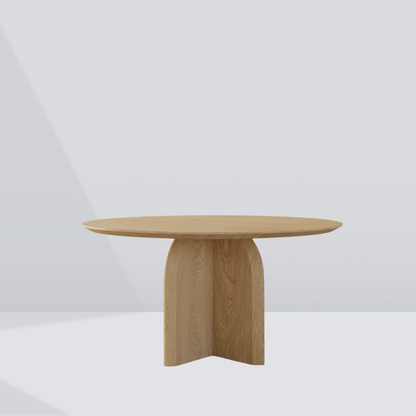 Monolith Curve Round Side Table - 4 Seaters