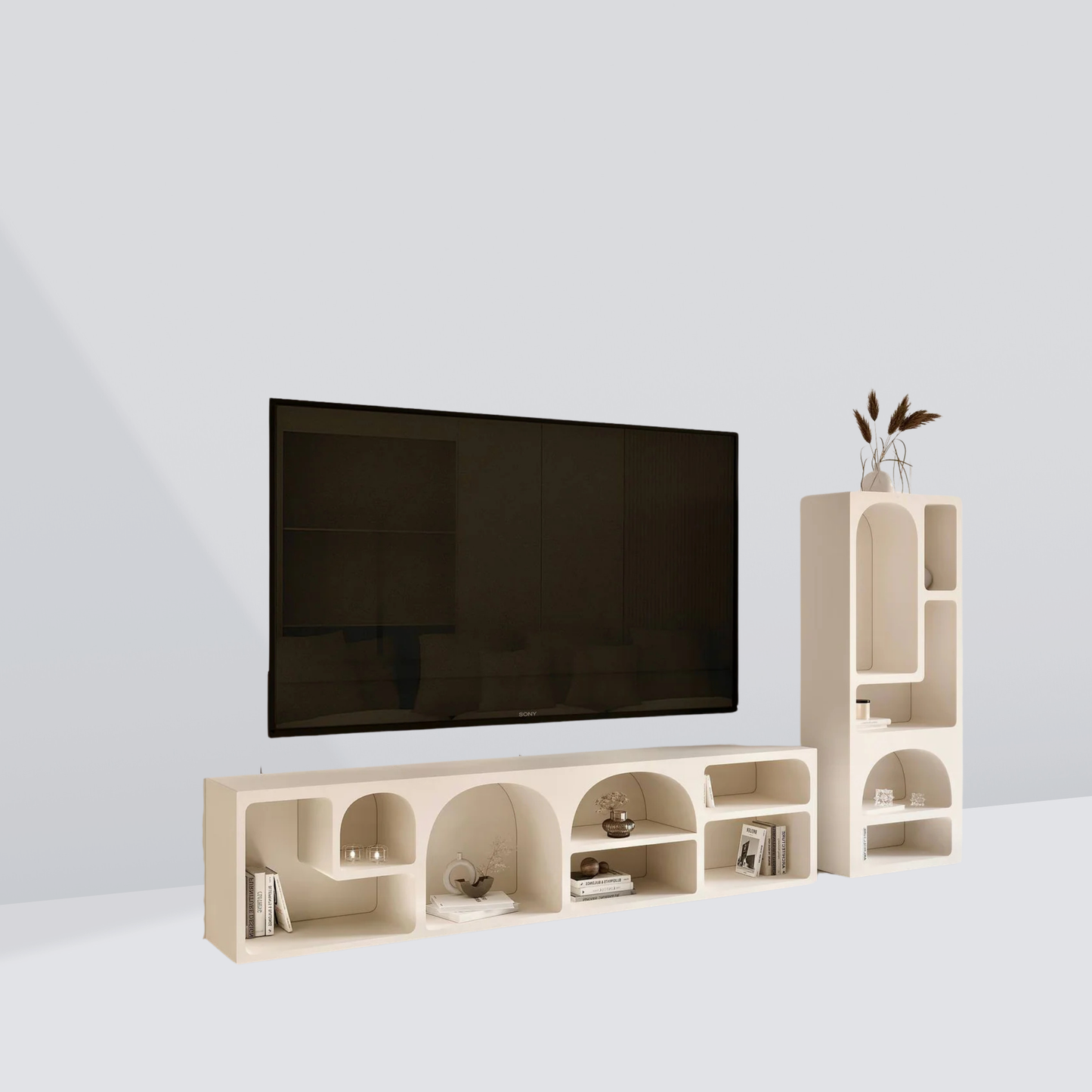 Lunara Arched Shelf TV Stand