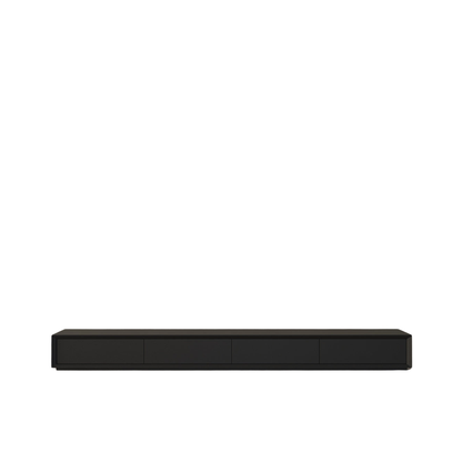 LuxeLine Black TV Stand