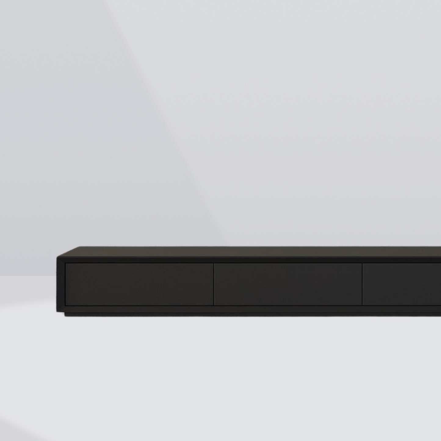 LuxeLine Black TV Stand
